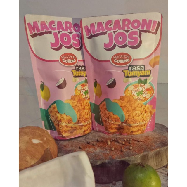 

Makaroni/Macaroni Jos/ rasa tomyam aneka rasa/cemilan murah enak
