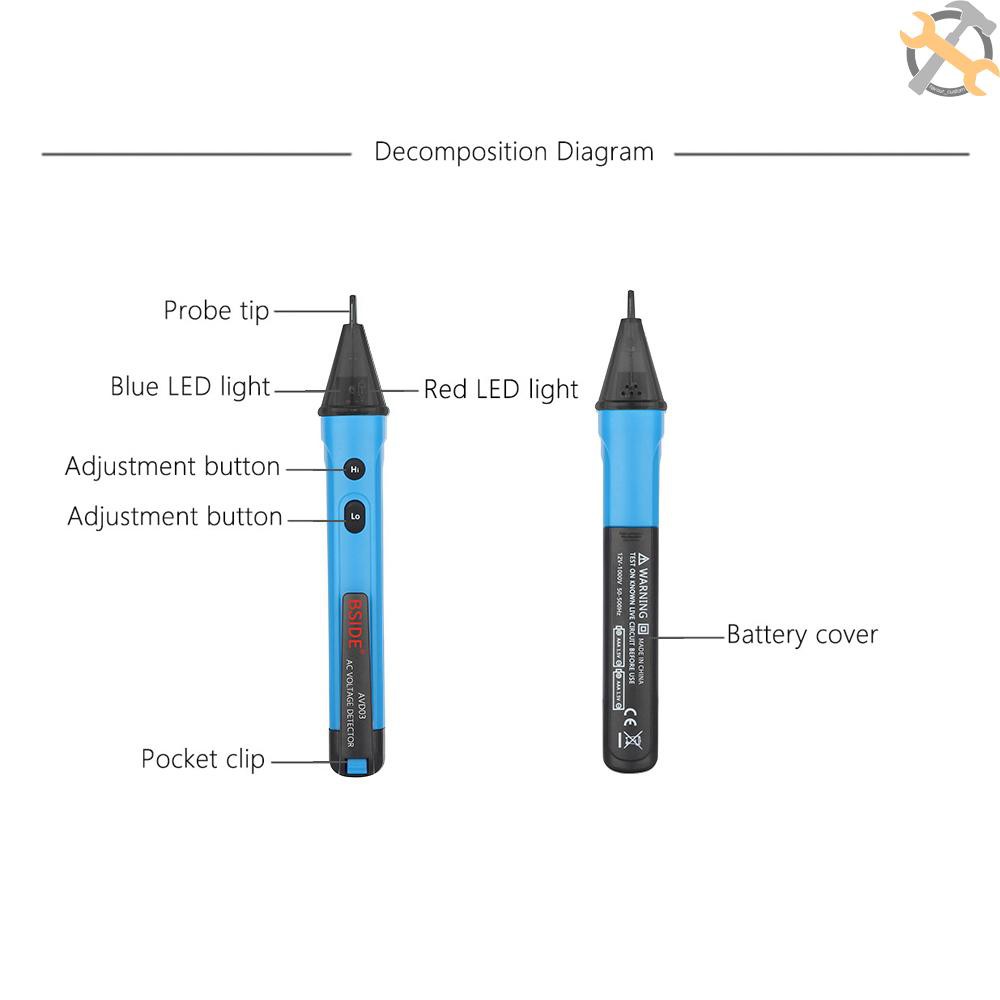 LCD Digital AC/DC Voltage Detector Continuity Tester Pen