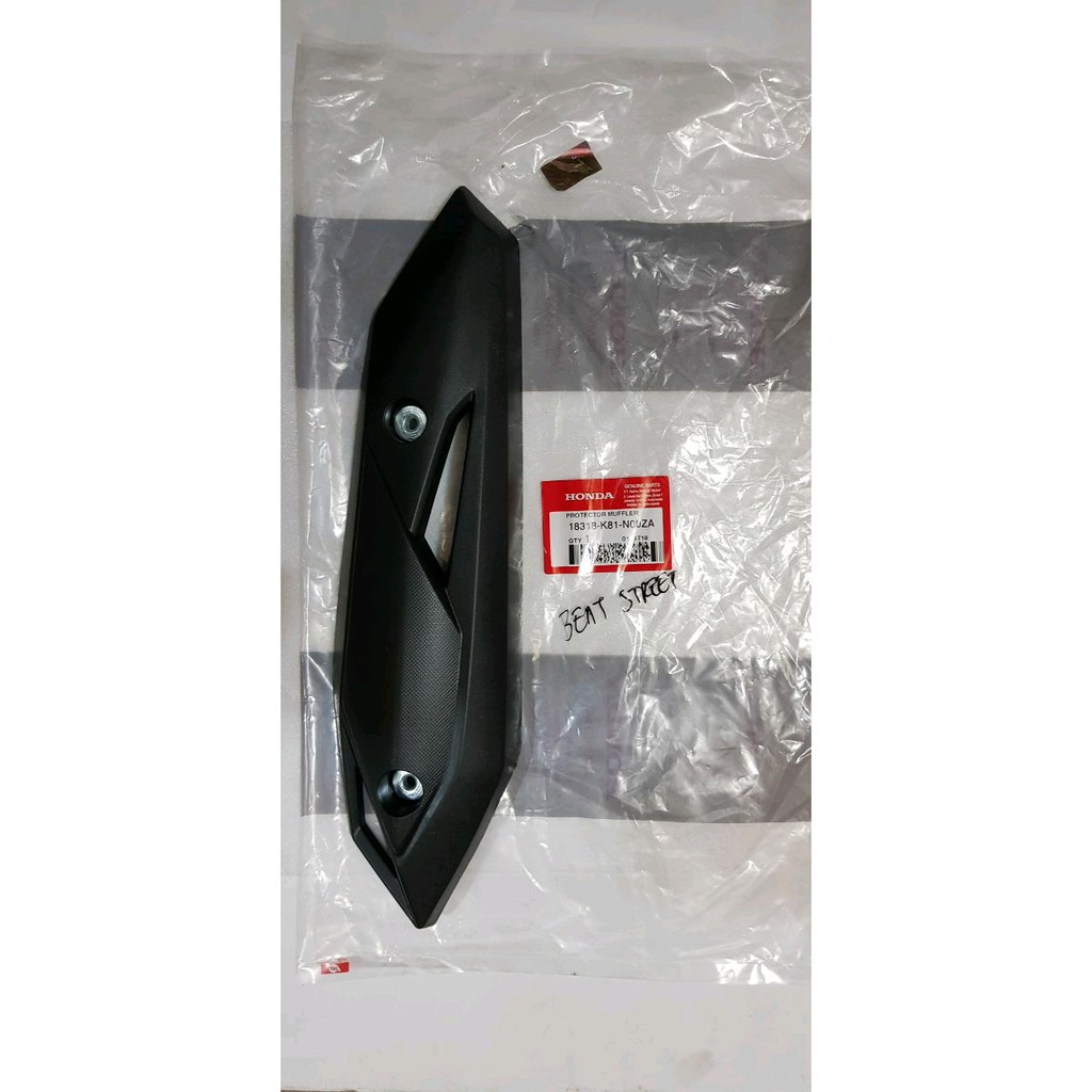 COVER PELINDUNG TUTUP KNALPOT HONDA BEAT STREET ORIGINAL ASLI