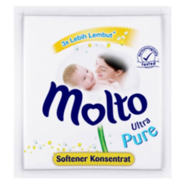 4 sachet Molto ultra pure, molto all in 1, dan molto eau de parfum 10 ml