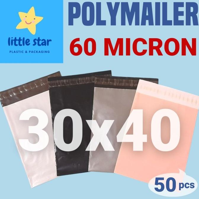 

Produk Terbaik] Polymailer 30x40 cm 60 micron hitamputihsilverpink pastel