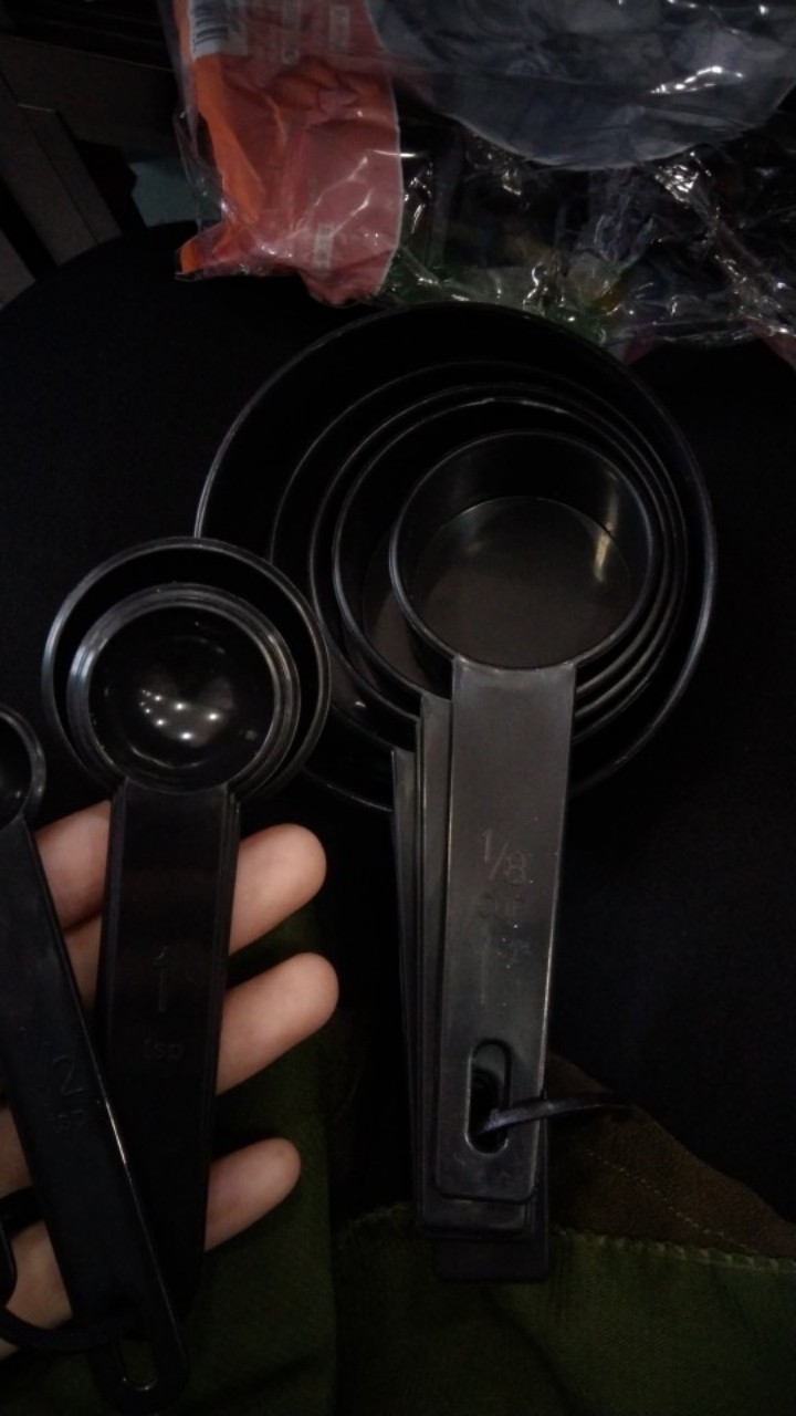 Sendok Ukur Plastik Alat Dapur 10pcs Per Set - Ku020