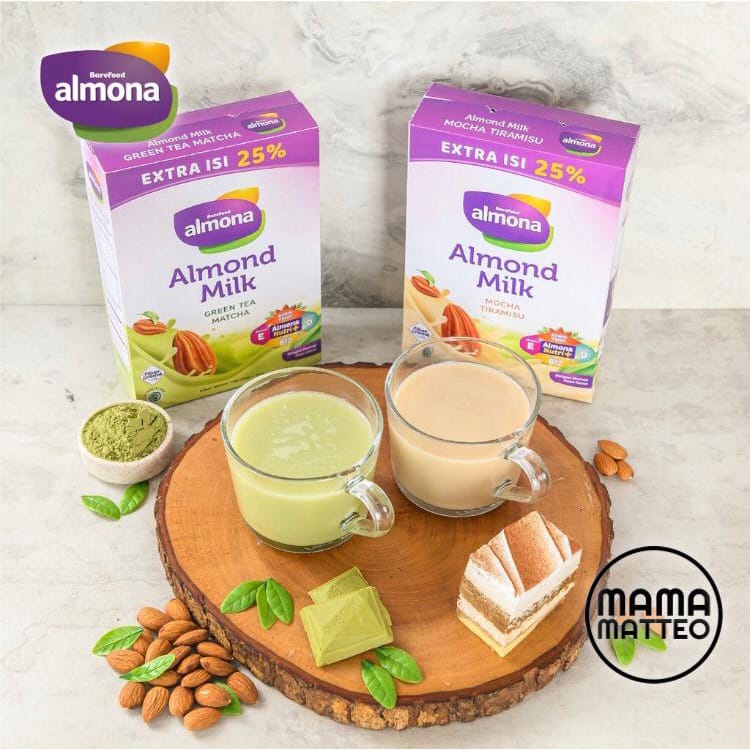 ALMONA Almond Milk Powder ASI BOOSTER with Daun Katuk - Dairy Free Barefood Almona