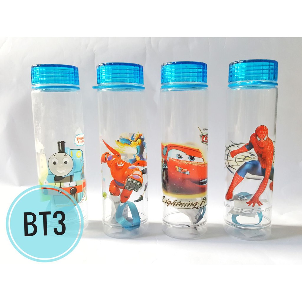 botol minum karakter anak import 450ml