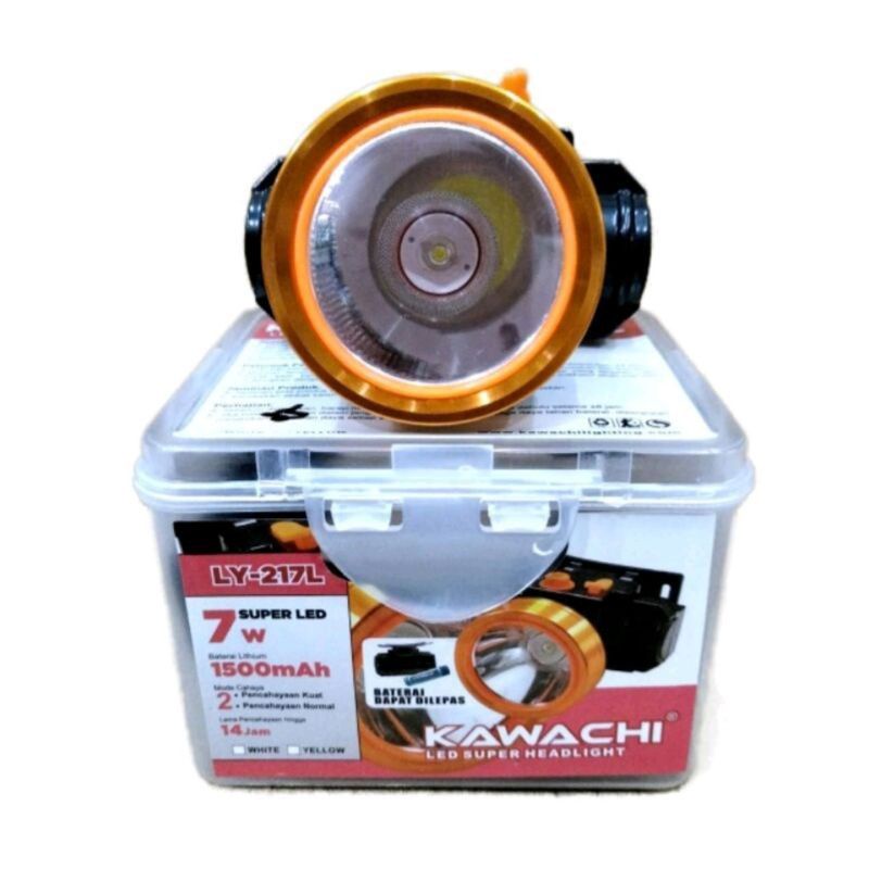 Senter Kepala / Head Lamp Kawachi LY-217L 7W Super LED