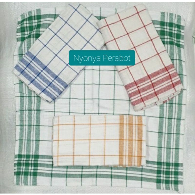 Serbet Jumbo 60 x 60 cm / Serbet Katun Jumbo / Kain Lap Jumbo / Serbet Dapur Jumbo / Lap Dapur / Kai