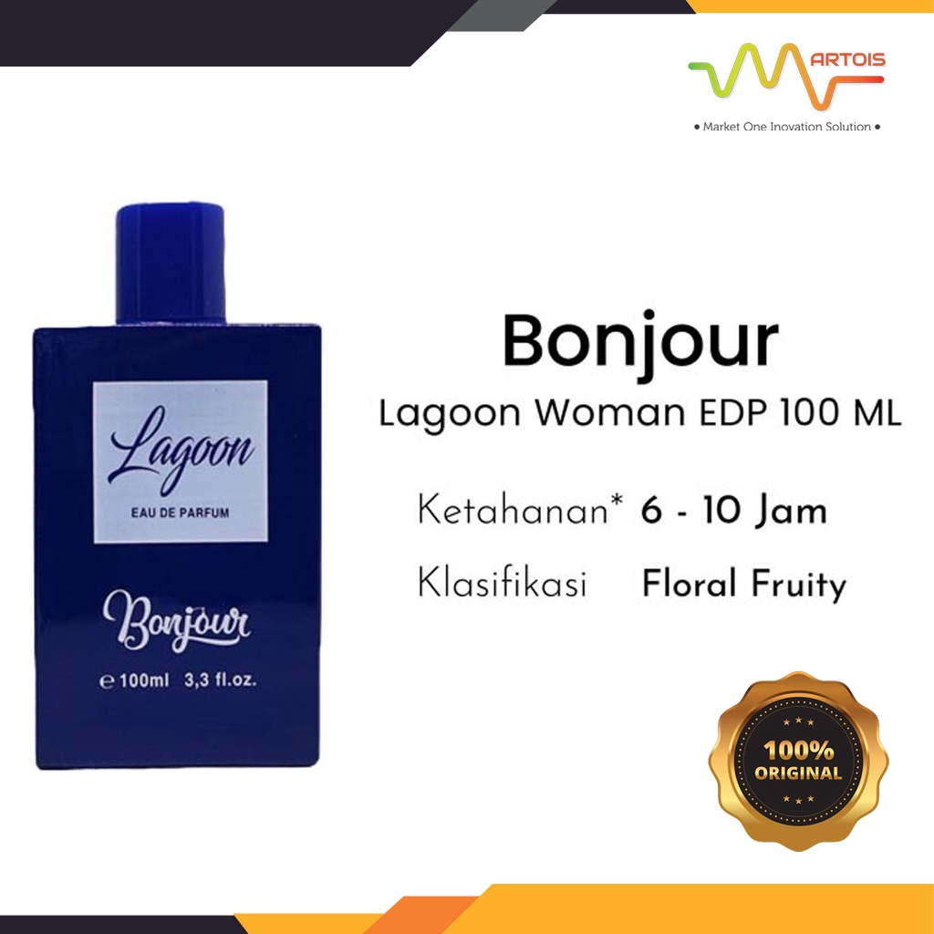 Parfum Original Bonjour Lagoon Woman Eau De Parfume 100ml