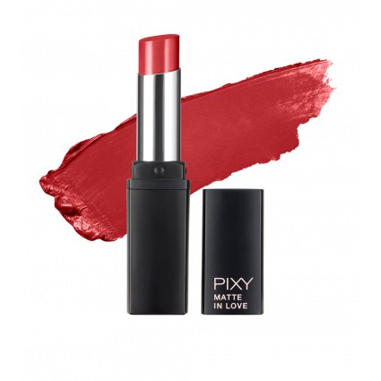 Ningrum kecantikan kosmetik bibir Lipstick pixy Matte In Love 100% original PIXY ORI - 8014