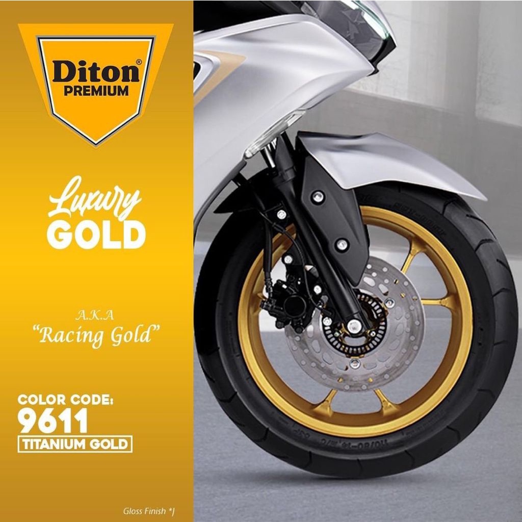 Cat Semprot Pilok Pylox Pilox Diton Premium 400CC - Titanium Gold 9611 Murah ( Emas )
