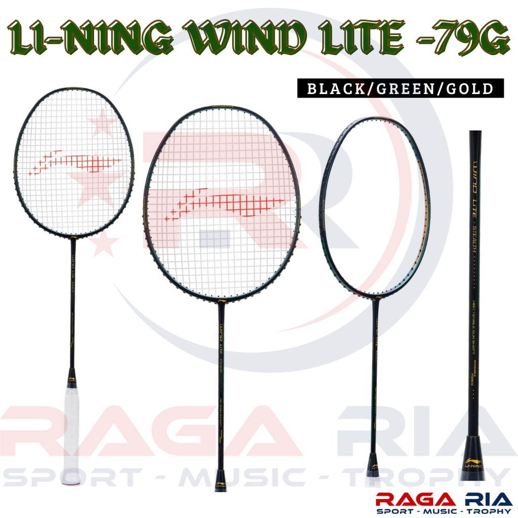 Raket Badminton LI-NING WIND LITE STEALTH 79G
