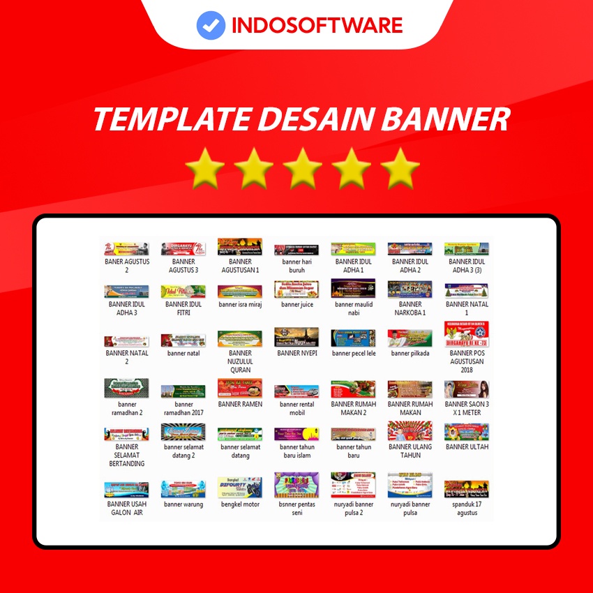 Jual Template Desain Spanduk Banner Jenis Siap Edit Format Cdr The