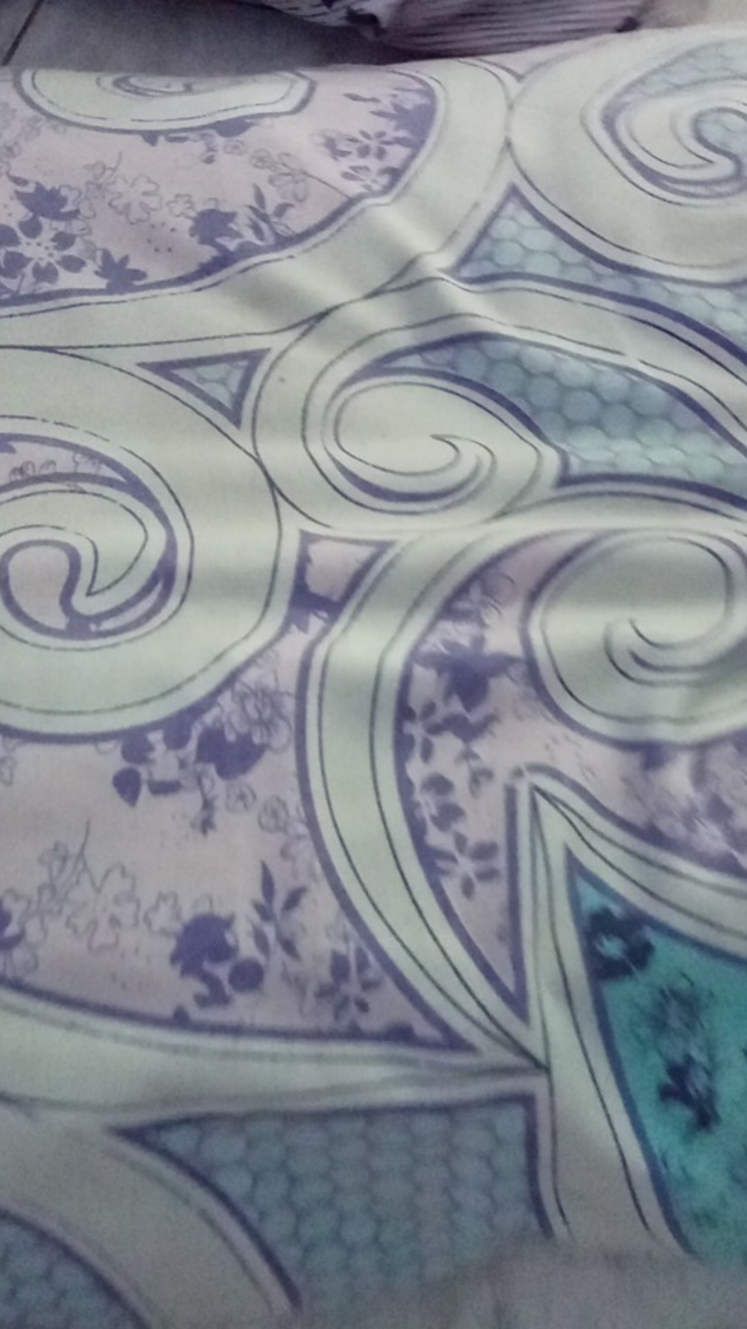 Batik Couple Keluarga Sania Ruffle Ori Ndoro Jowi Dnt Motif Cumi Biru