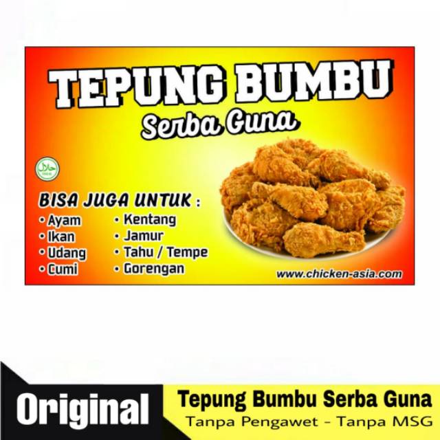 Tepung bumbu Tepung chicken tepung krispy tepung jamur tepung tahu tepung ayam