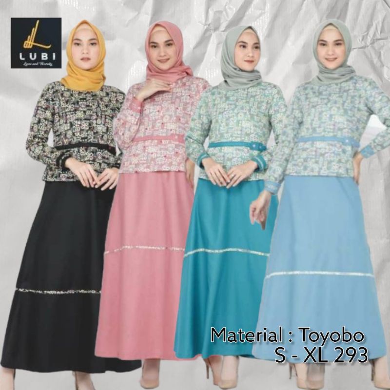 GAMIS LB 03 BLACK BLUE PINK &amp; TOSCA ||  LUBI