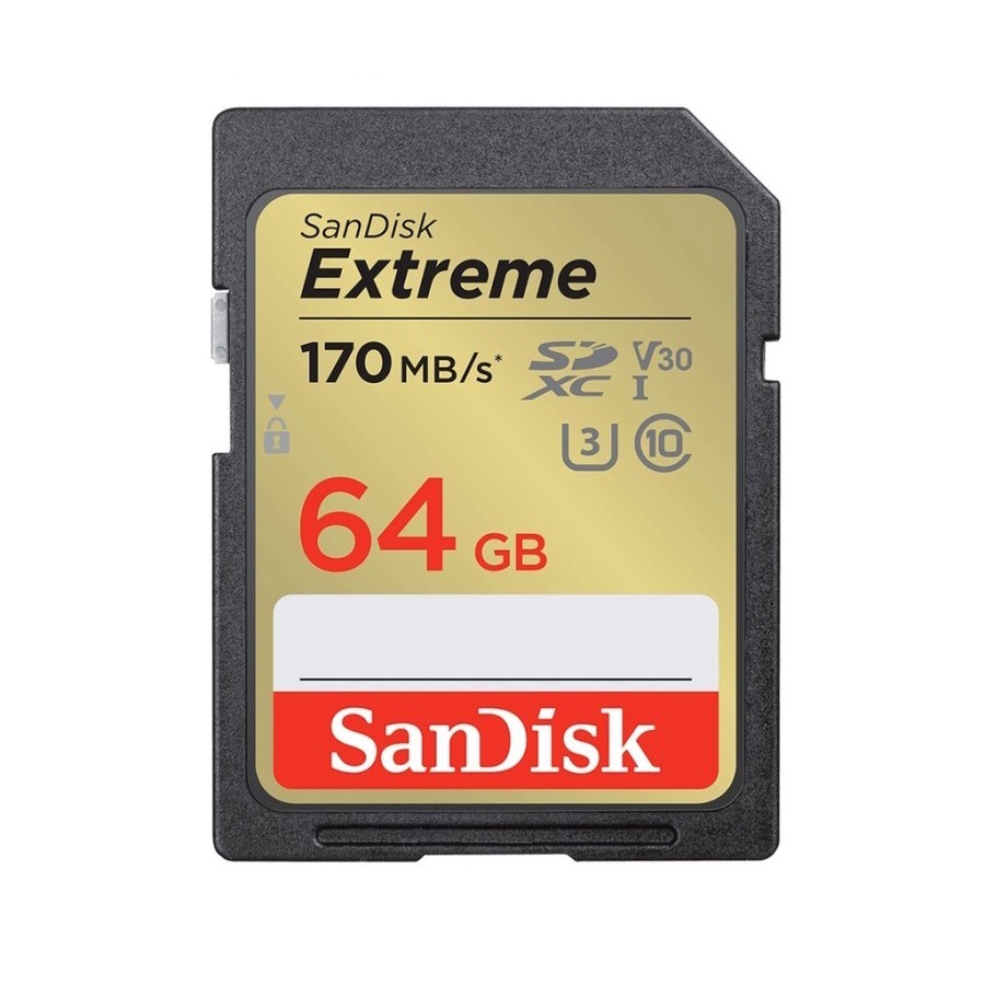 SanDisk Extreme SDXC / SD Card 64Gb 170MBps - Garansi Resmi