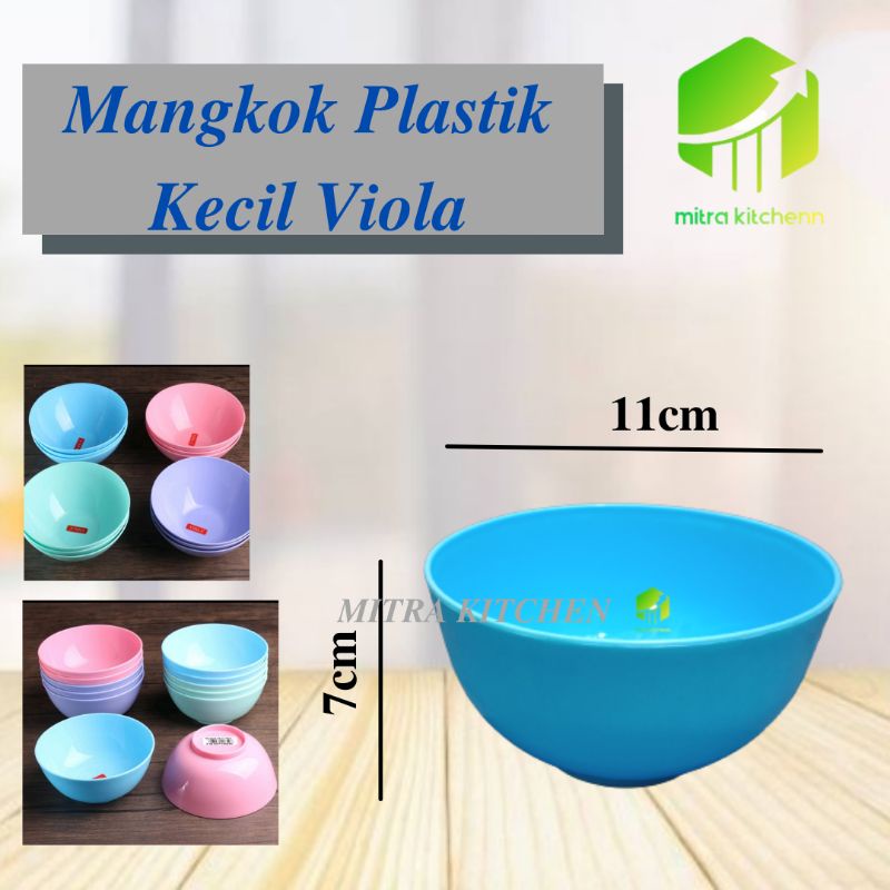 Mangkok Plastik Kecil Mangkok Kobokan Mangkok Plastik Viola