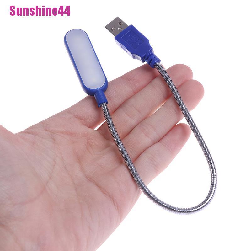 (Sunshine44) Lampu LED Mini USB Flexible Terang Portable Untuk Notebook / PC / Komputer