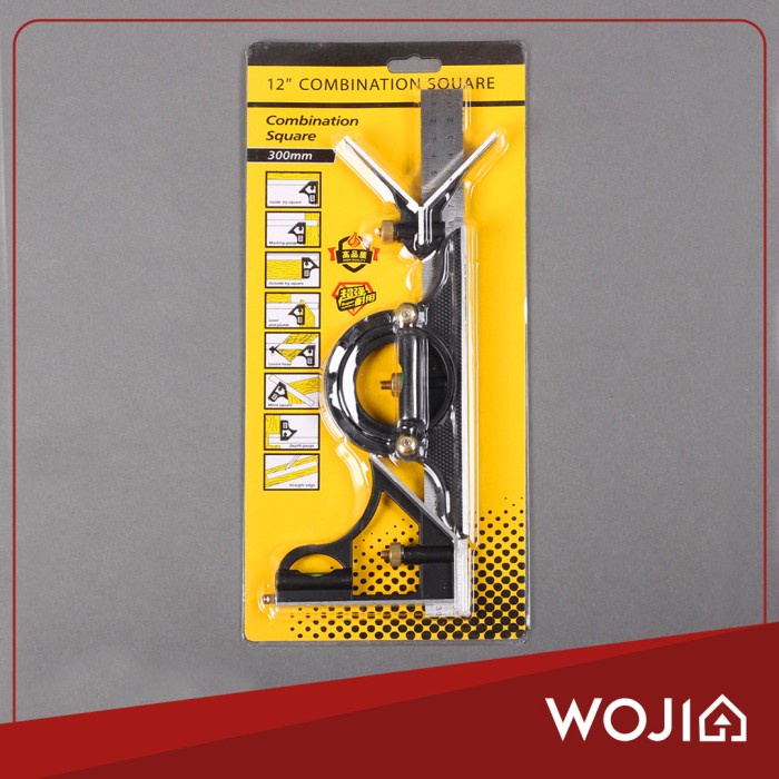 

Diskon Pengggaris Siku Kombinasi Waterpass Mistar Combination Square Ruler Promo