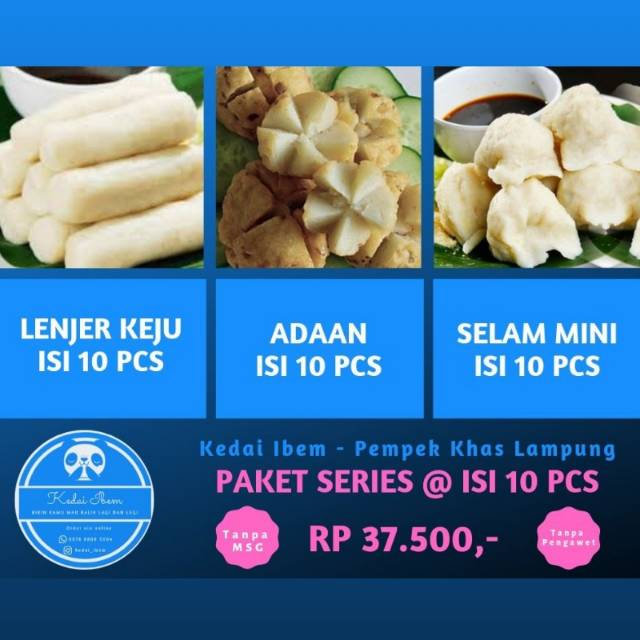 

Paket SERIES - Pempek Khas Lampung by Kedai Ibem