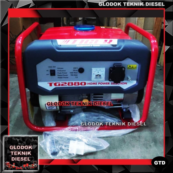 Genset Generator Listrik Type 3000 1200 Watt Bensin Portable