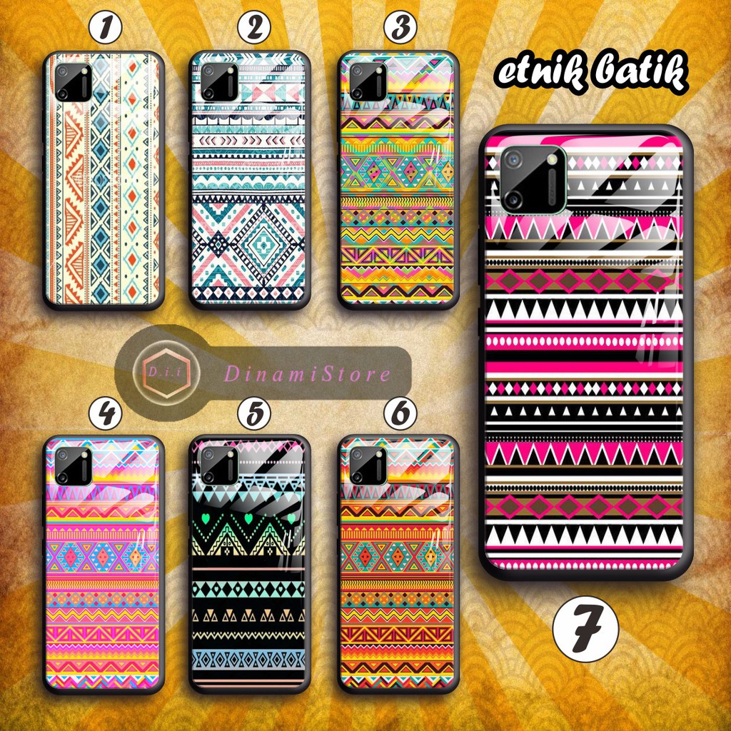 Softcase gambar ENTIK BATIK back case glass xiaomi redmi 3 4a 5a 6 6a 7 7a 8 8a Pro 9 9a Note DII334