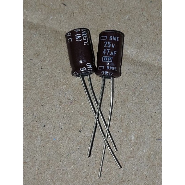 NP BP 25V-47UF 100PCS
