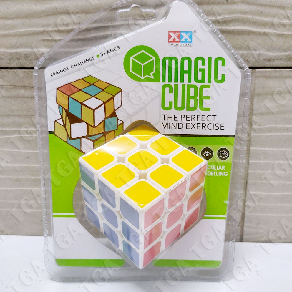 MAGIC CUBE MAINAN ASAH OTAK KUBUS RUBIK STRICKERLESS 3X3X3