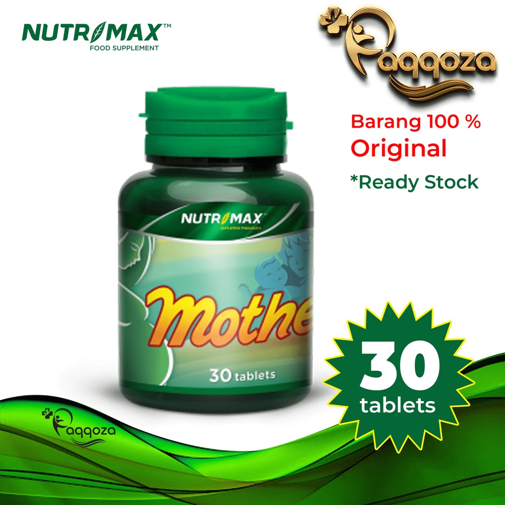 Mother Nutrimax 30 Tablet Vitamin Mineral Gizi Ibu Hamil Dan Menyusui