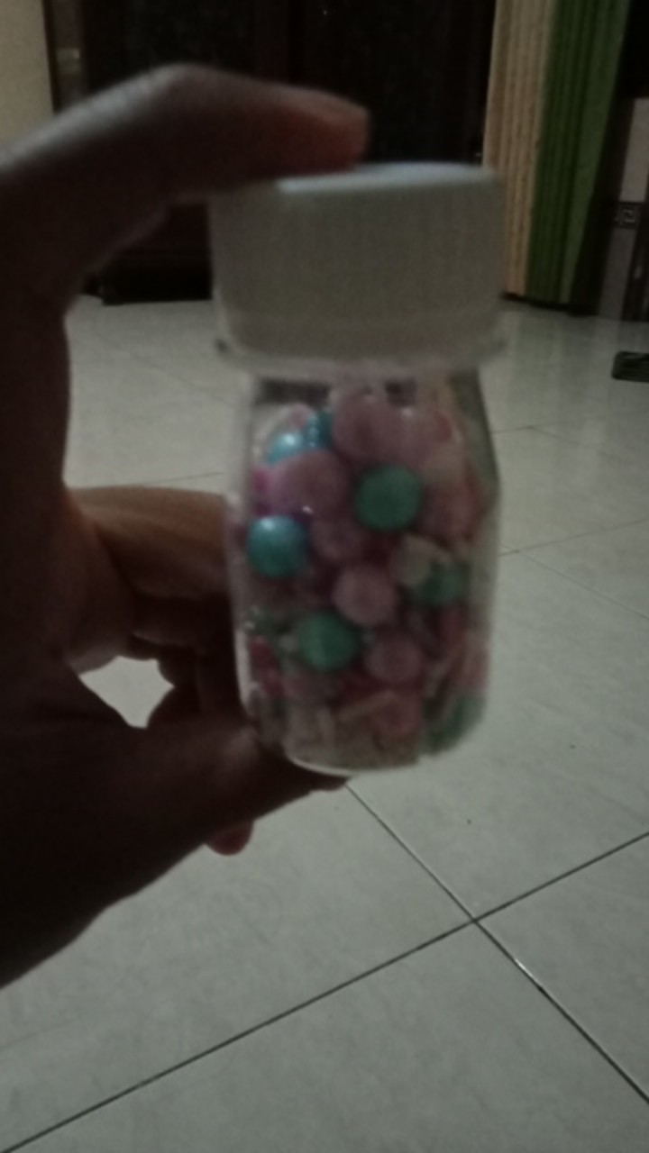 Bk-0023 Sprinkles Sprinkle Sprinkel Mix Warna Pastel 30gram