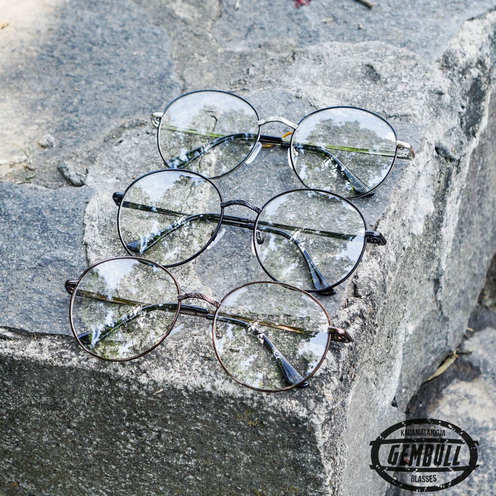 Kacamata Bulat Tangkai Pegas - Yayati 02
