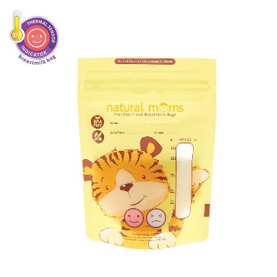 BREASTMILK BAGS KANTONG ASI NATURAL MOMS / BOBA/ RASA/ LOVE STRORY GABAG 120 ML  /100 ML ISI 30 PCS