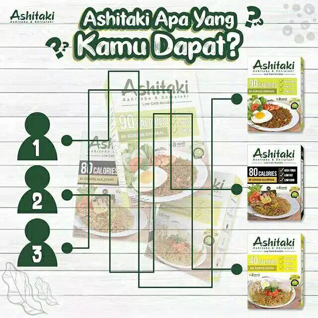 Ashitaki Mie Rendah Kalori