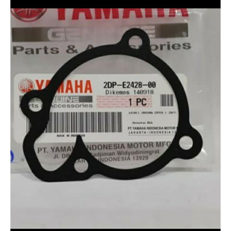 PAKING TUTUP WATER PUMP NMAX AEROX 155 R15 V3 LEXI ASLI ORI YAMAHA 2DP E2428 00