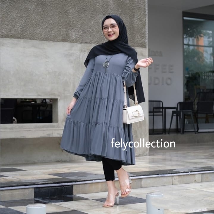 MELYSA TUNIK // TUNIK WANITA POLOS TERBARU