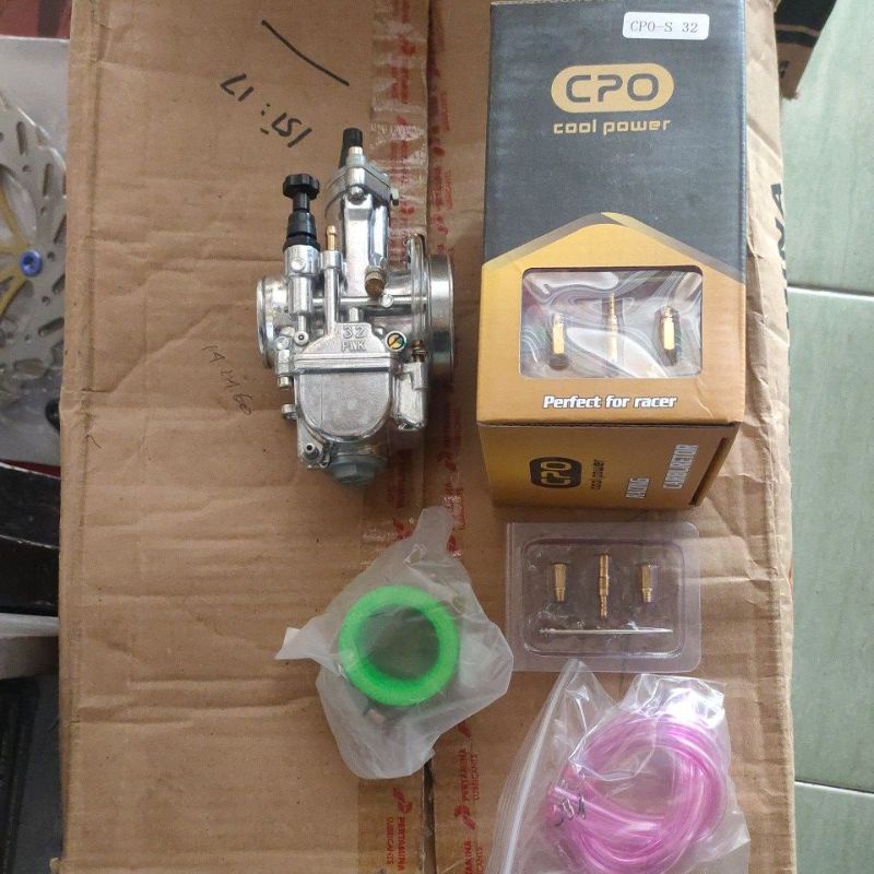 Karburator Karbu Pwk CPO NGO SUDCO 24 26 28 30 32 34 Black Series Hitam Easy-Cpo s32