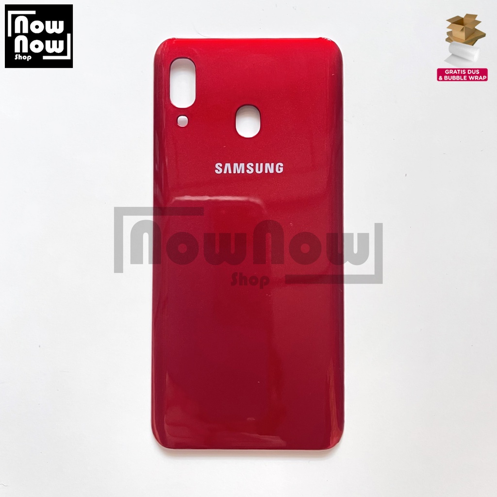 Backdoor Tutup Belakang Baterai Backcover Back Casing Housing Samsung Galaxy A30 A305 A305F A305FN A305G Cover Belakang SM-A305F SM-A305FN SM-A305G SM-A305GN SM-A305YN SM-A3050 SM-A305N SM-A305GT