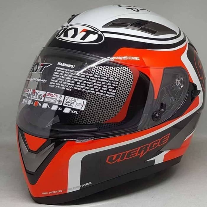 KYT HELM VENDETTA 2 XAVI VIERGE BLACK RED