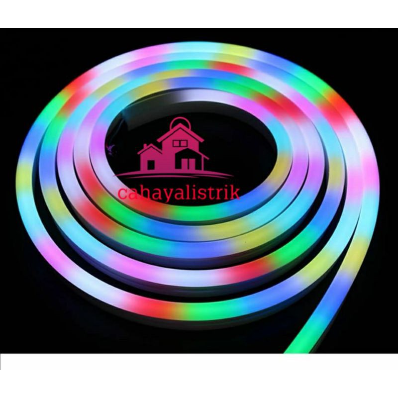 Lampu Led Neon Flexible Rgb 220v 5m Flexible Sign Led / Lampu Selang Led/lampu tik tok