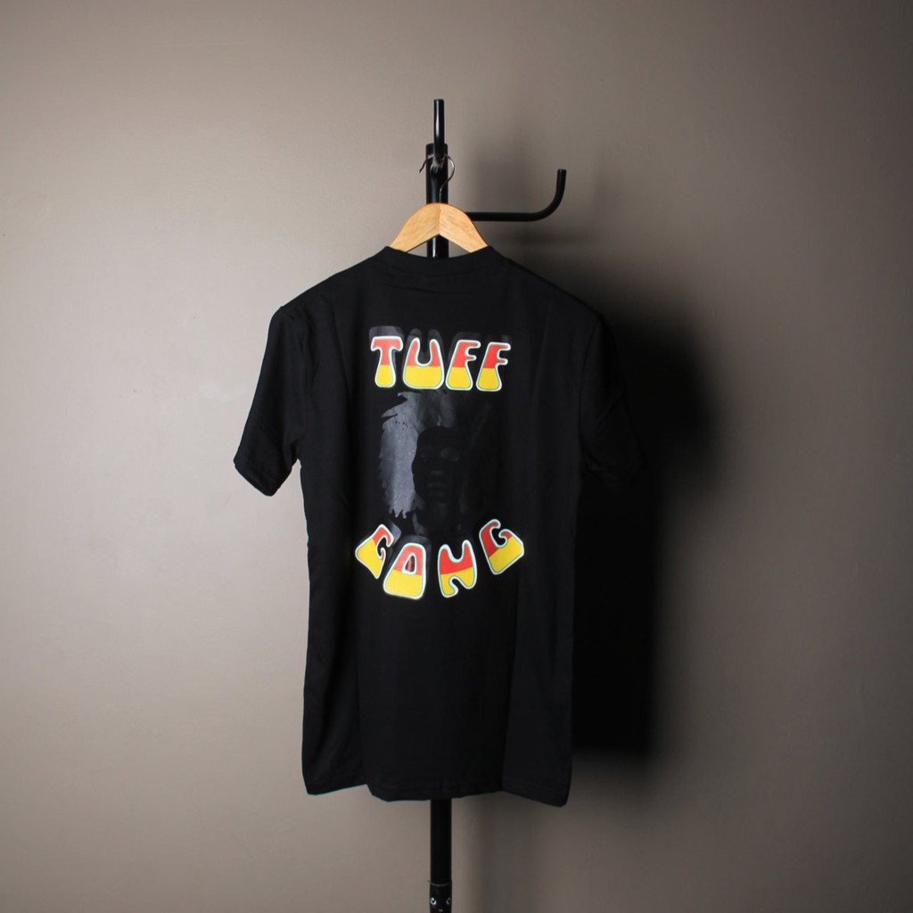 KAOS TSHIRT SKATE STUSSY x BOB MARLEY ISLAND BLACK ICLC AIN
