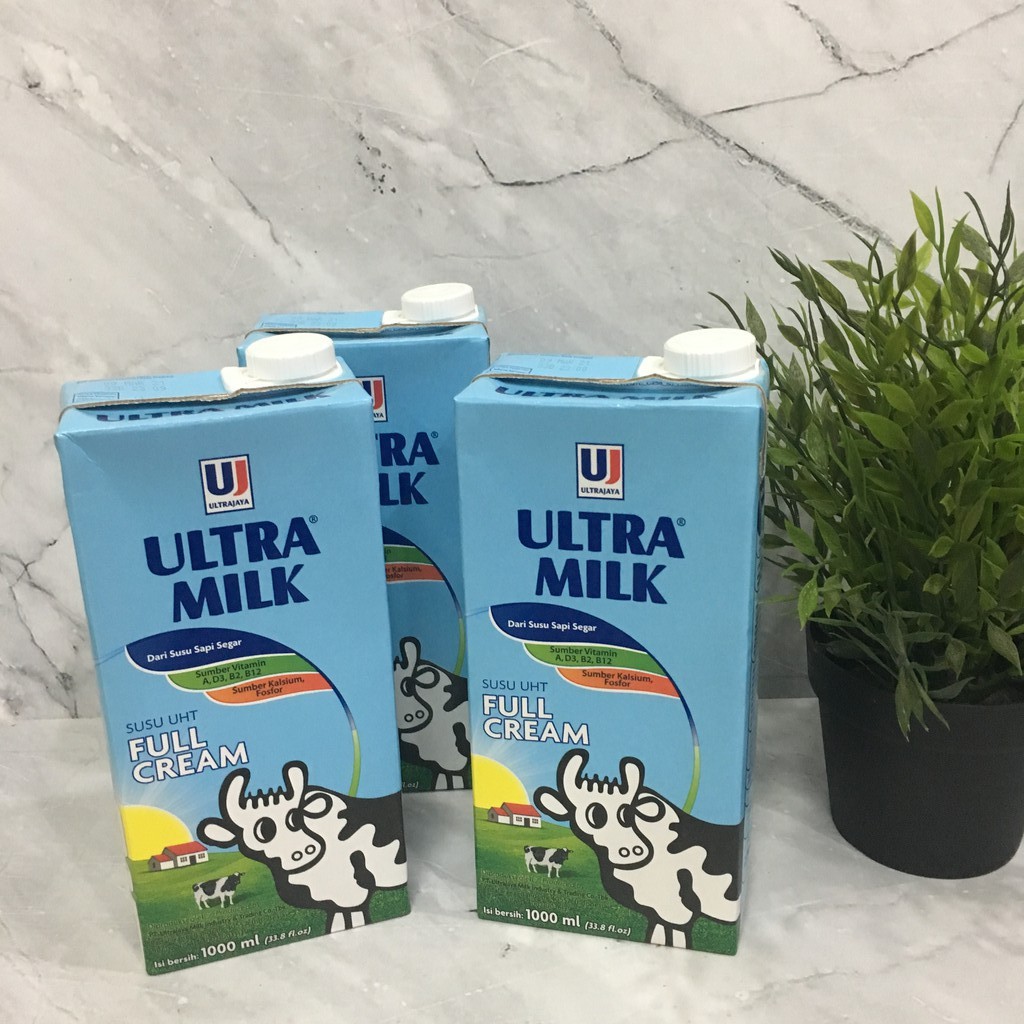 

Susu Uht Ultra Milk Full Cream 1000 ml