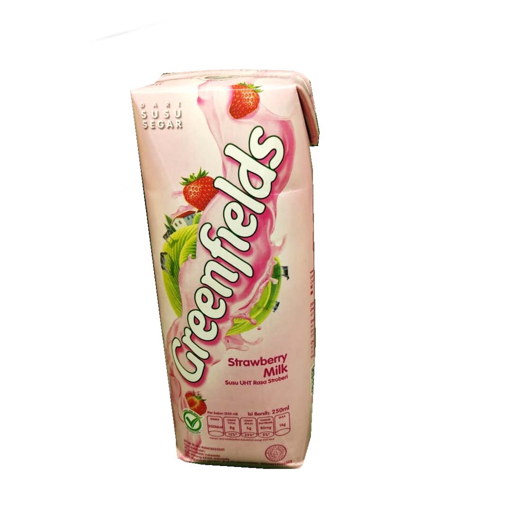 

GREENFIELDS STRAWBERRY MILK 250ML