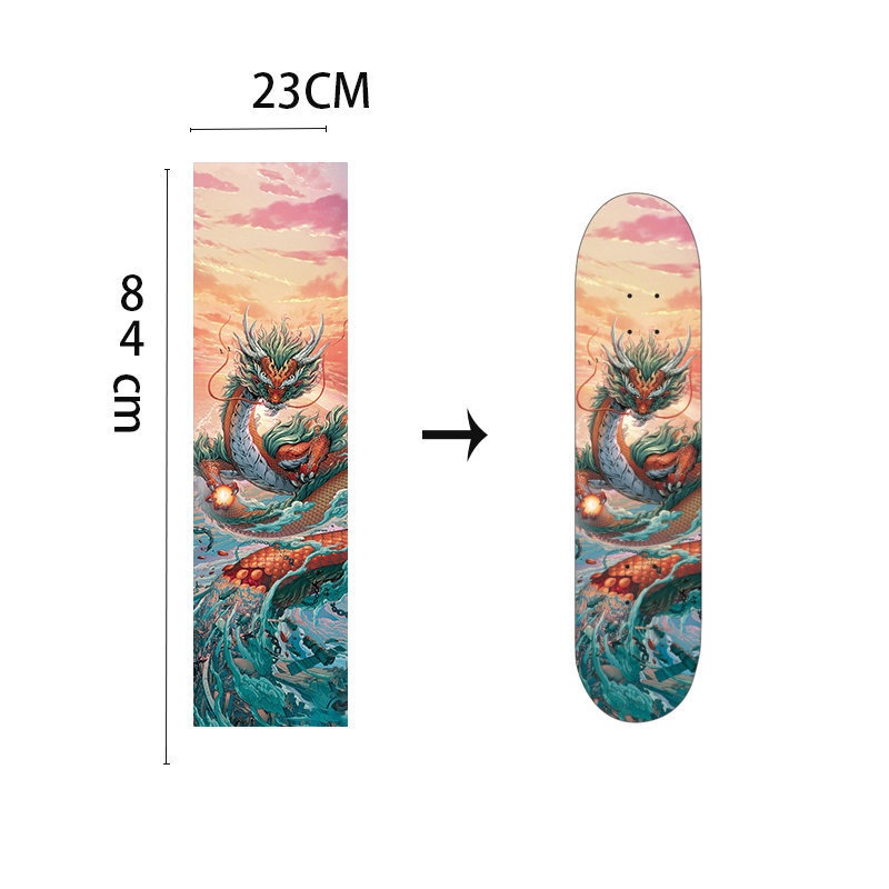 22022 Tape Ampelas Digital 84x23cm Untuk griptape Skateboard Elektrik