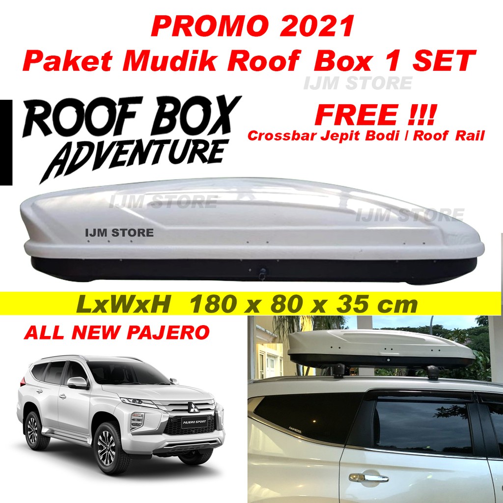 Roof Box All new Pajero Sport Dakar Model Thule Bagasi Atas Mobil 600L Auto Box