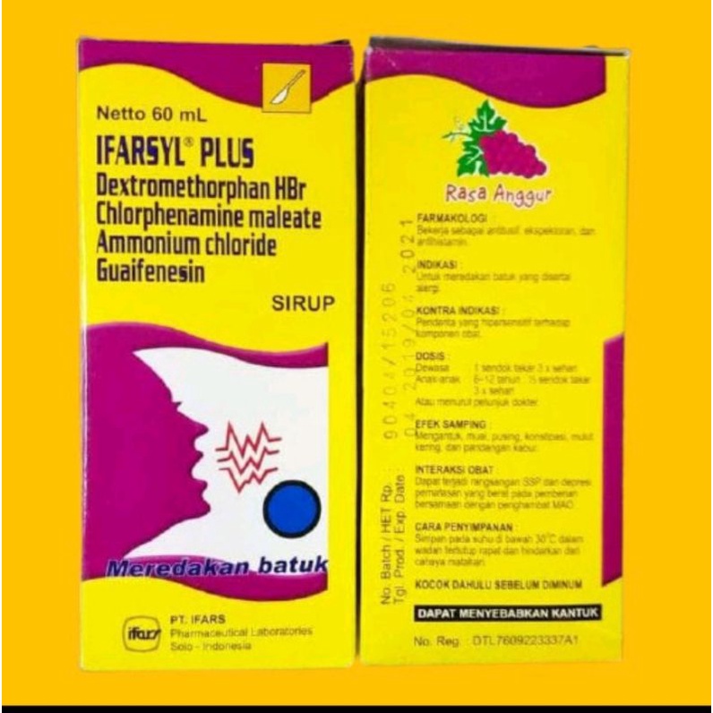 Ifarsyl plus sirup exp lama