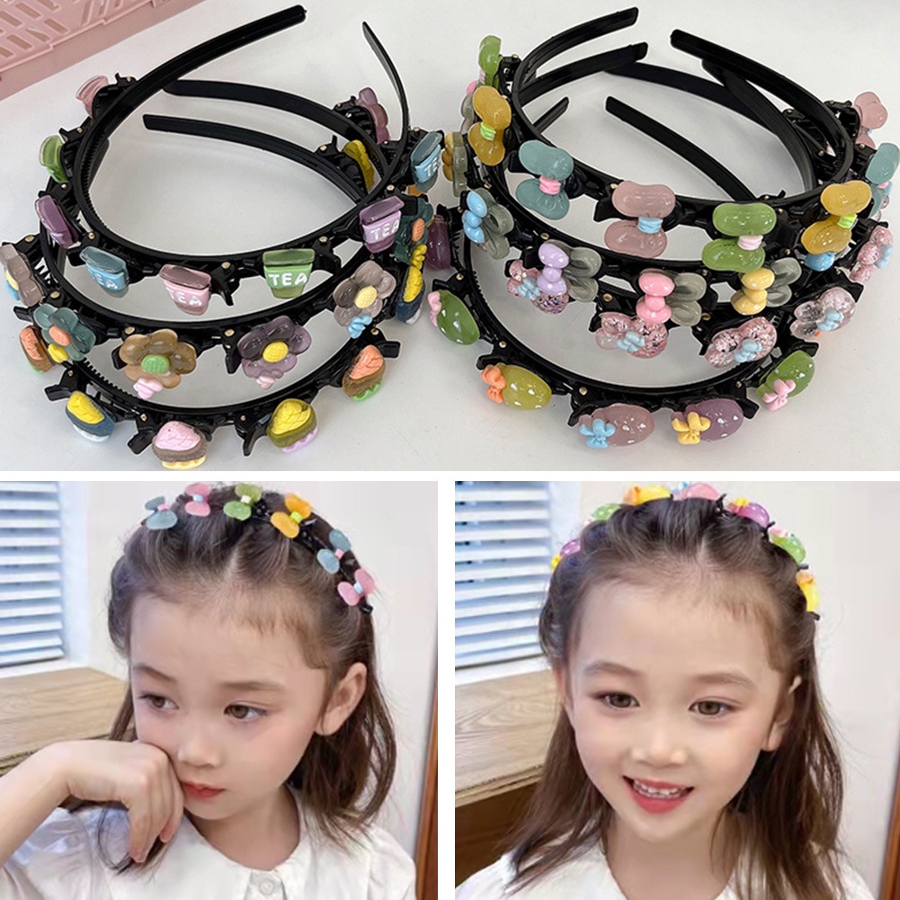 Bando Rambut Model Kepang Luminous Glowing Untuk Anak