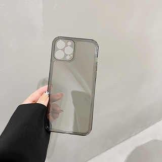 Iphone case Transparent black tpu Phone Case For iPhone 11