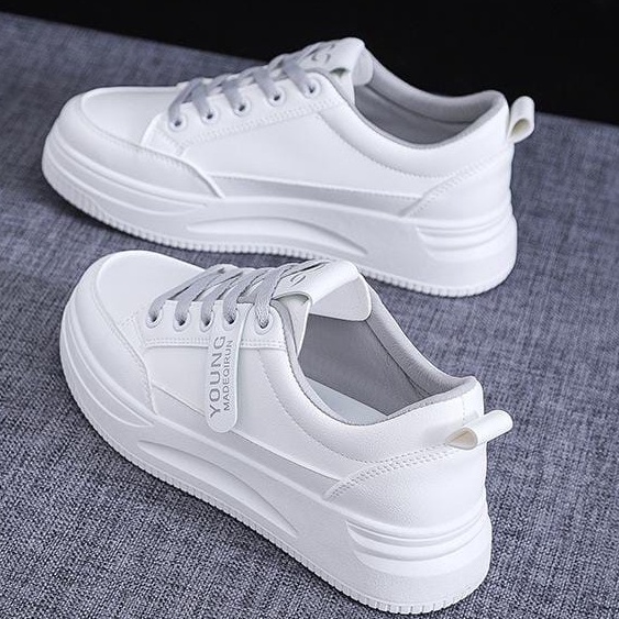 TBIG [COD] Sepatu Sekolah Sneakers Import Shoes YOUNGRUN Wanita Sepatu Korea Style Sekolah Kuliah