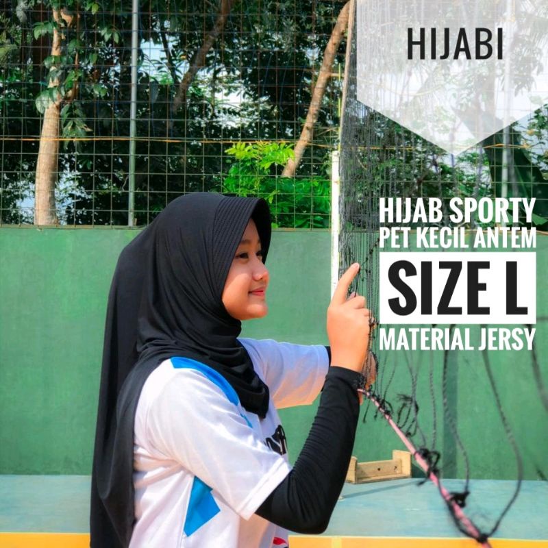 Jilbab Sport Ukuran L