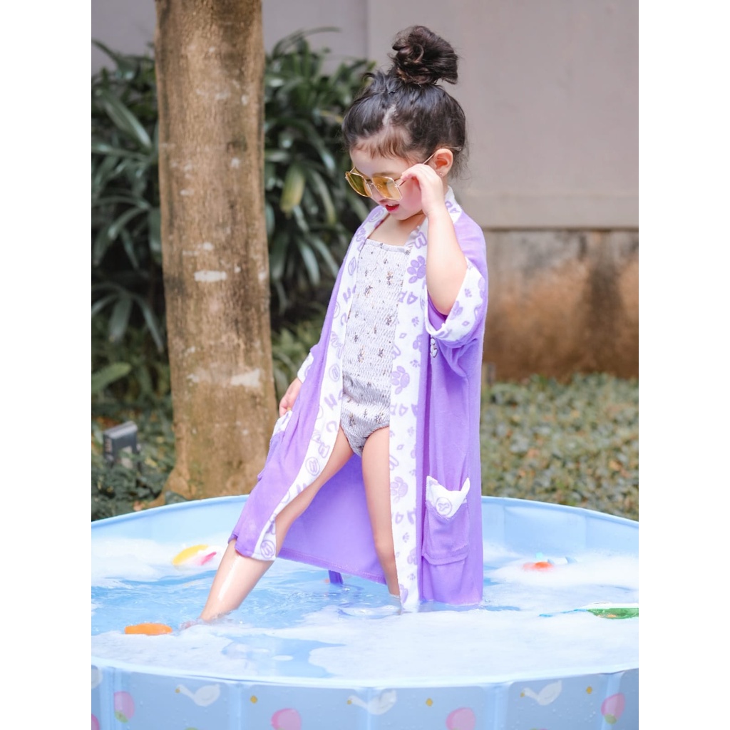 Kimono Handuk Anak Hst (4-5 Tahun) Lucuu Banget