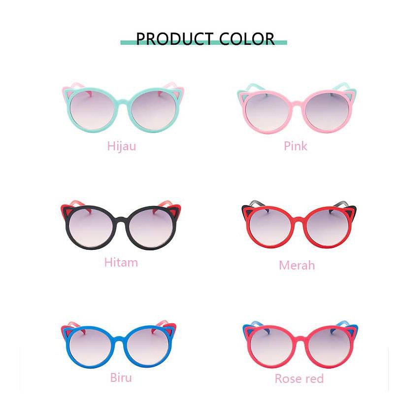 Kacamata Anak EL0115 - Kacamata Fashion Anak - Kacamata Warna Warni - Kacamata Lucu-2